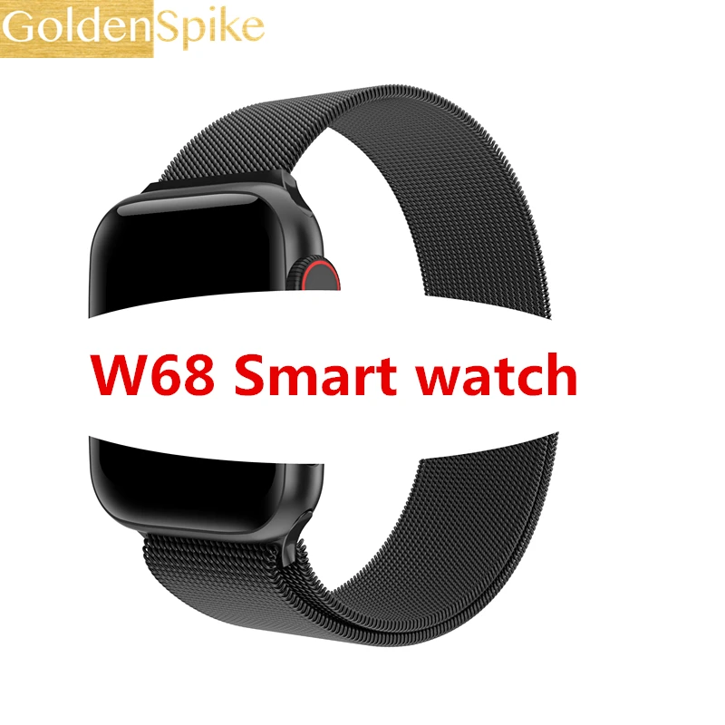 

W68 smart watch Men Series 5 Full Touch IP67 waterproof Fitness Tracker Heart Rate Monitor smartwatch VS W58 Iwo 12