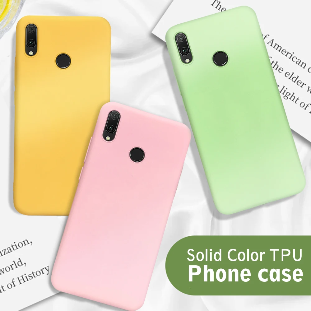 Чехол конфетного цвета для huawei P30 P20 Lite P10 P30 Pro P Smart Plus чехол для huawei Honor 8X10 20i 9 20 Lite Capa Shel