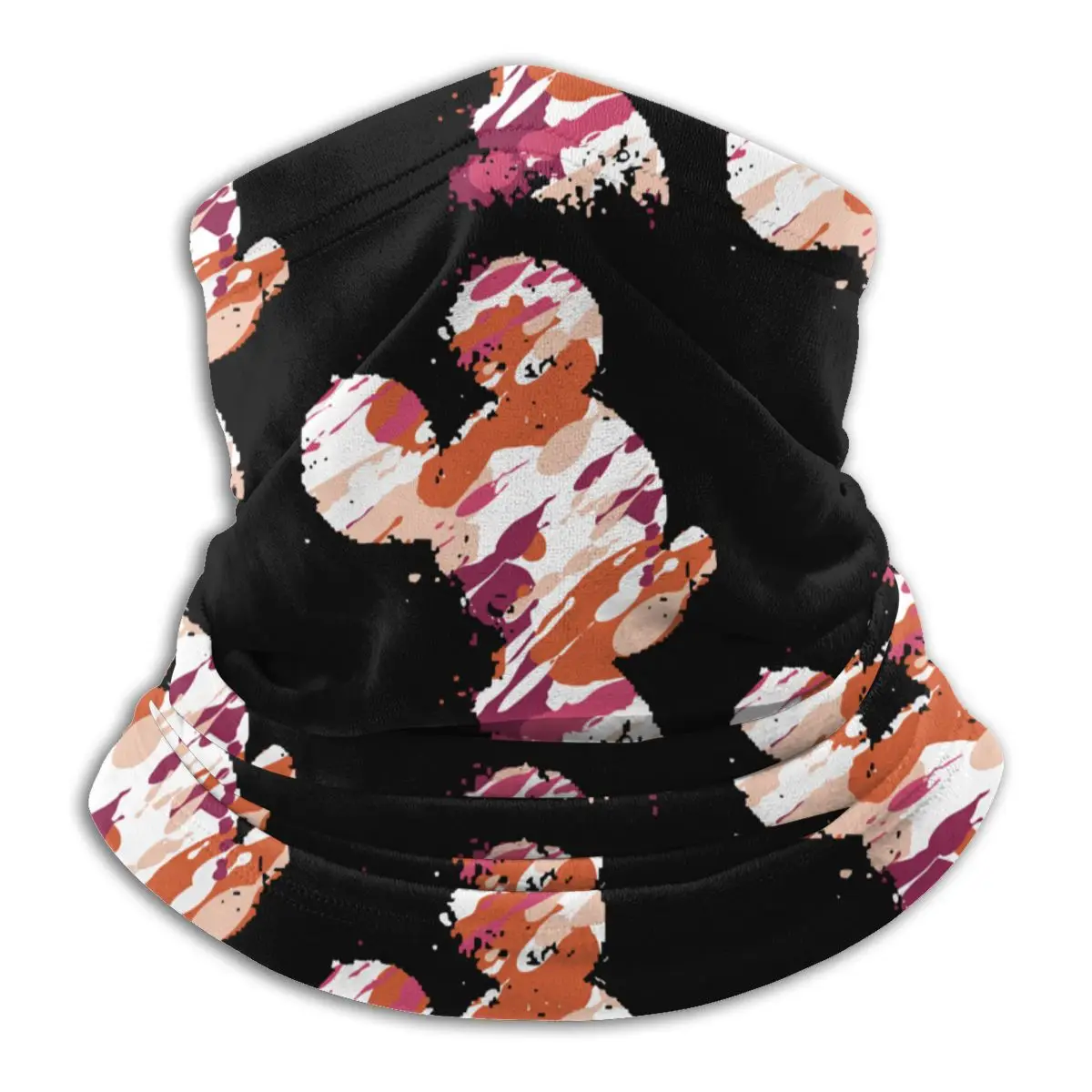 Disney Mickey Women's scarf winter Men Headband Magic Scarf Neck Fleece Warm Cover Half Face Guard Tube Scarves Bandana buff |