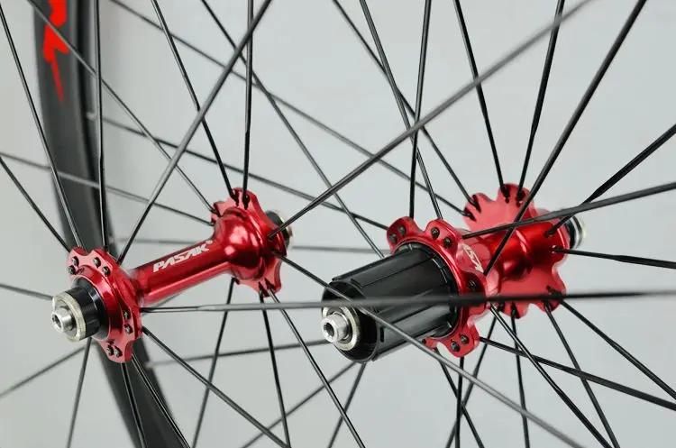 Дорожный велосипед 40 мм плоские спицы полосы Сверхлегкий герметичный подшипник 11 скоростей C V набор тормозных колес 700C колеса велосипеда