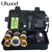 Z35T13 длинный 18650 Аккумуляторный головной светильник 4000 люмен налобный фонарь CREE XML 3/5 светодиодный T6 Головной фонарь вспышка светильник фонарь светильник с AC/DC зарядным устройством