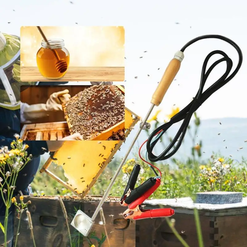 

12V Bee Vaporizer Evaporator Oxalic Acid Varroa Treatment Beekeeper Supply Tool Home Garden Beekeeping Essential Supplies