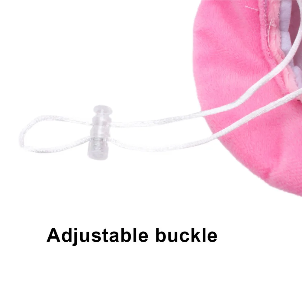 Pet Birthday Hat For Cats And Dogs Puppy Cake Cap With Candles Super Cashmere Fabric Pink (4)