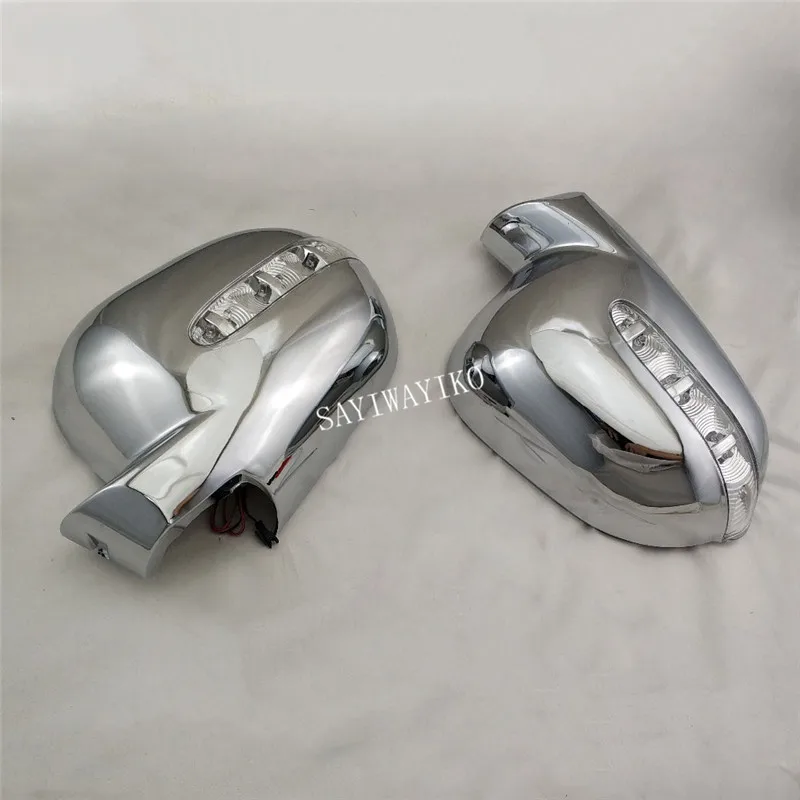 Для Mercedes-Benz M-Class W163 ML 1997-2005 2 шт. ABS хромированные накладки на двери заднего вида со светодиодами автомобильные аксессуары
