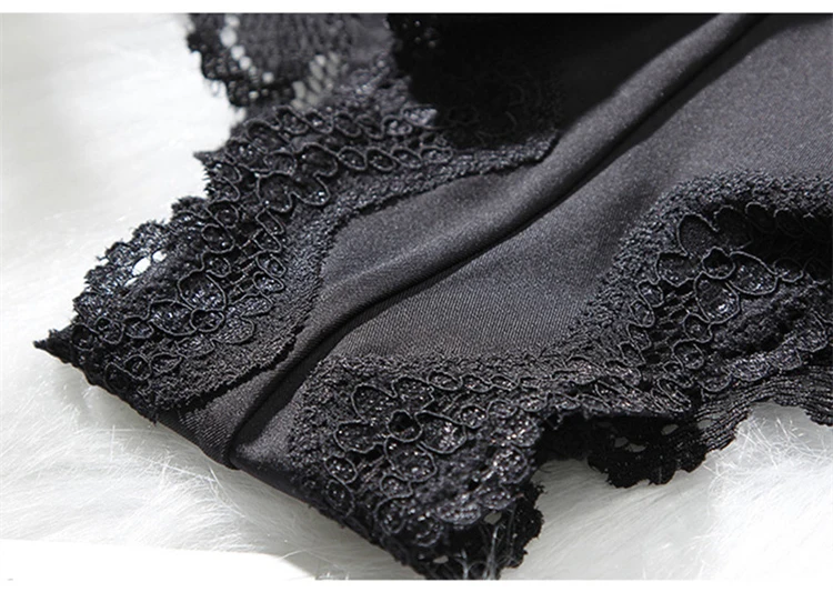 TERMEZY New Amazing Sexy Panties Women Mid Waist Lace Thongs and G Strings Underwear Pure Colour Ladies Panties Panty M/L
