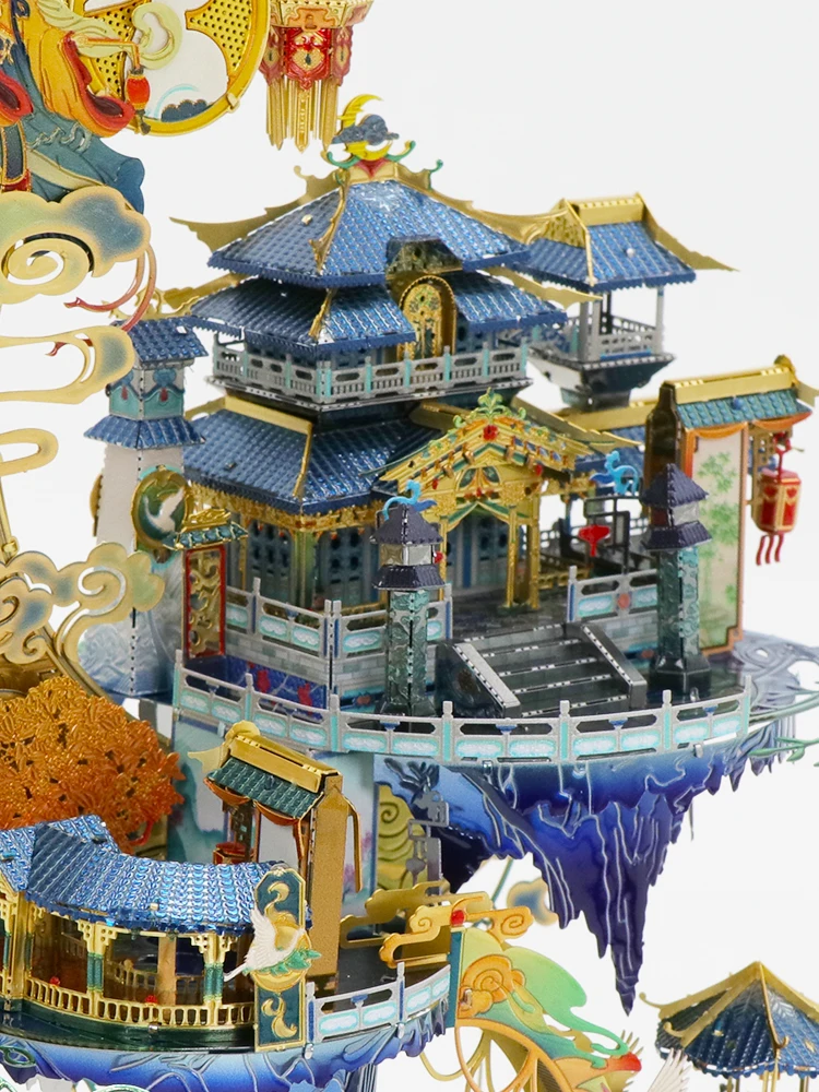 

Palace 3D Building Puzzle Jigsaw Model Metal Assembly Difficult DIY Handmade Puzzle Adult Birthday Gift for Girlfriend AA50PT