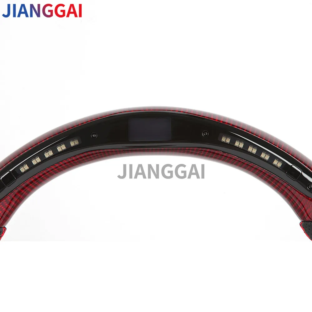 Schwarzes Lederlenkrad Für Ford Mustang 2015-2023 - Einfacher Einbau Ohne Modifikation