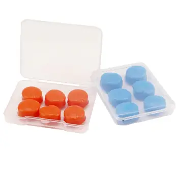 

3 Pairs Soft Silicone Ear Plugs Anti-Noise Earbud Protector Swimming Showering Water Sports