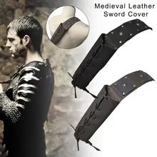 Универсальный Кожаный Меч Лягушка средневековый меч пояс талии ножны, скаббард лягушка держатель защитный чехол косплей реквизит для мужчин