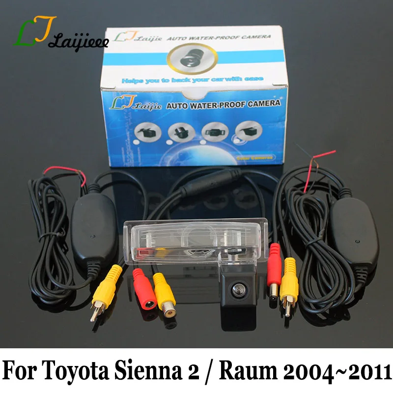 

For Toyota Sienna 2 Raum II 2004~2011 Wireless Car Rearview Camera / RCA AUX Interface HD CCD Night Vision Auto Reversing Camera