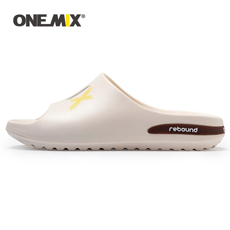 ONEMIX Original Men Indoor Sandals Slipper Summer Casual Outdoor Non-slip Beach Wadding Shoes Adult Male Cartoon Home Flip Flops | Спорт и