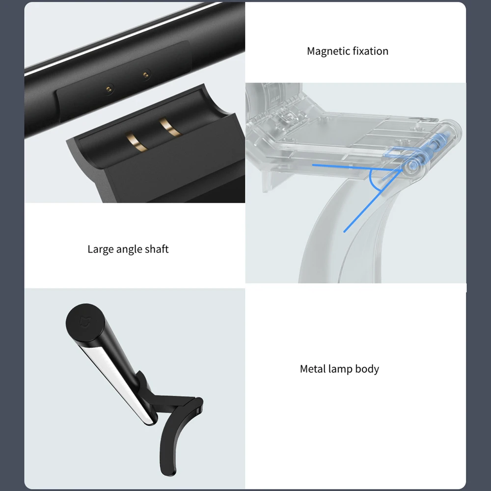 Xiaomi Mijia Lite Desk Lamp Foldable Student Eyes Protection USB Type-C for Computer PC Monitor Screen Bar Hanging Light LED