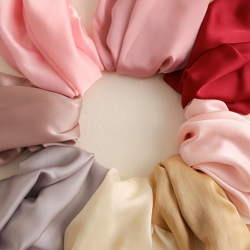 180*90cm New Style Autumn Winter Women Beach Pure Color Shawl China Luxury Silk Lady Fashion Sunscreen Scarves Popular Hijab 6
