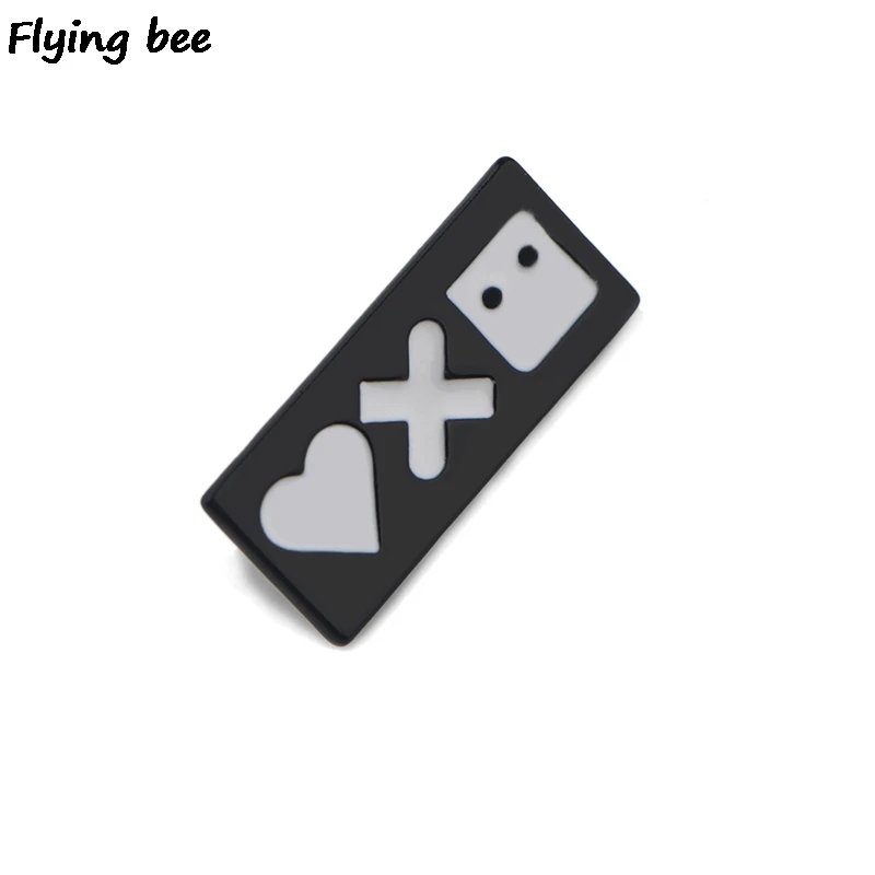 Flyingbee Love, Death& Robots клевый значек Эмаль Булавка для одежды сумки значок для рюкзака забавная Милая брошь рубашка нагрудные булавки X0406