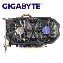 GIGABYTE GV-N75TOC-2GI видеокарты GPU 128 бит GDDR5 GTX750TI GTX 750 видеокарта для nVIDIA Geforc видеокарта используется