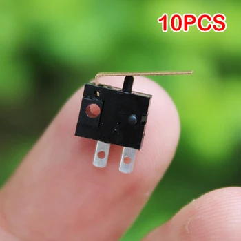 

10PCS Microswitch Tact Switch Mini Micro Switch on-Off Lever Arm Normally Open N/O Small Travel Limit Switch Switches