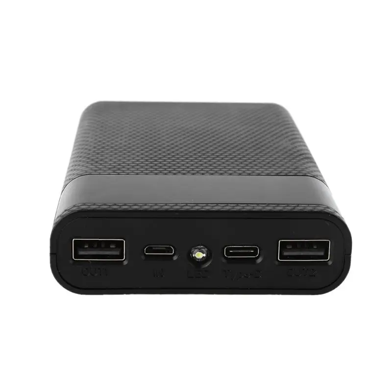 DIY 4x18650 Держатель батареи блок питания светодиодный чехол USB зарядное устройство для мобильного телефона без батареи