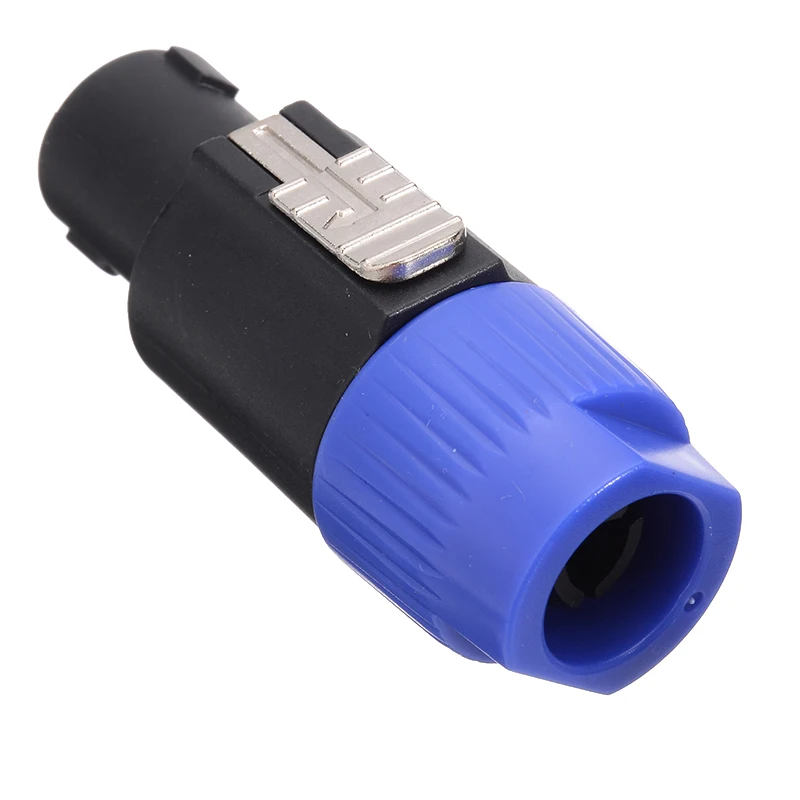 10pcs/pack 4 Pin Speaker Audio Plug 4 Pin Male Panel Mount Professional Power Plugs Jack Socket Connector