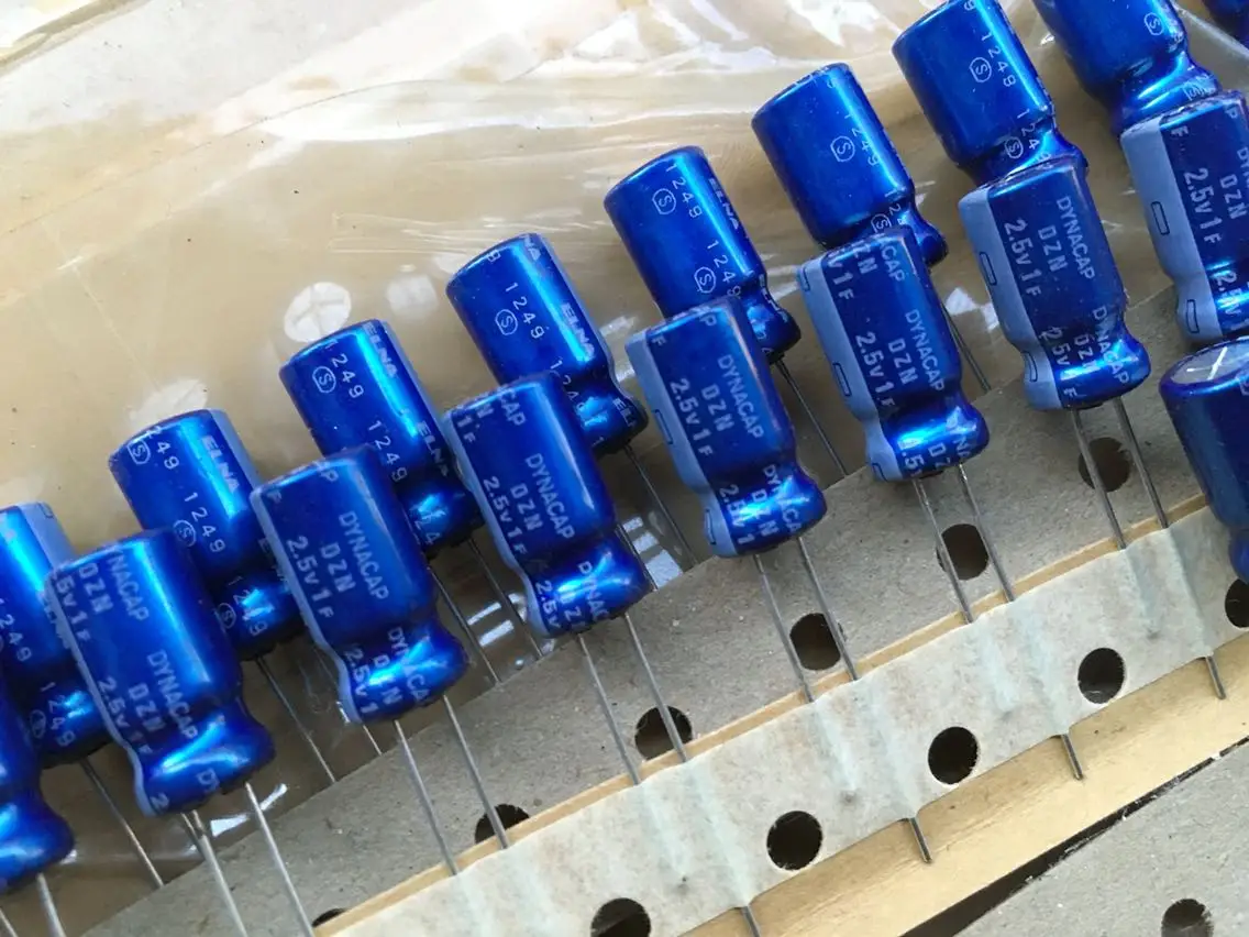 10 шт. оригинал ELNA 2.5V1F супер Dynacap Dzn 1F 2 5 в DZN 2R5D105T 2.5V1.0F 8X16 мм фарад|Операционные