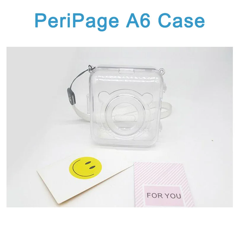 Printer Case PeriPage мини Карманный фотопринтер портативный мобильный принтер печатающий фотографии с телефона для мобильного телефона Android iOS Windows - Цвет: Printer Case