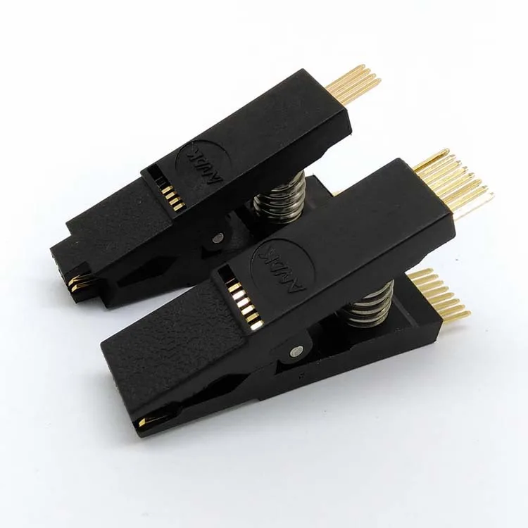 

2PCS /Lot BIOS SOP8 + SOP16 Original Straight Test Clip Pin Pitch 1.27mm SOIC8/16 Universal Body Programming Clip