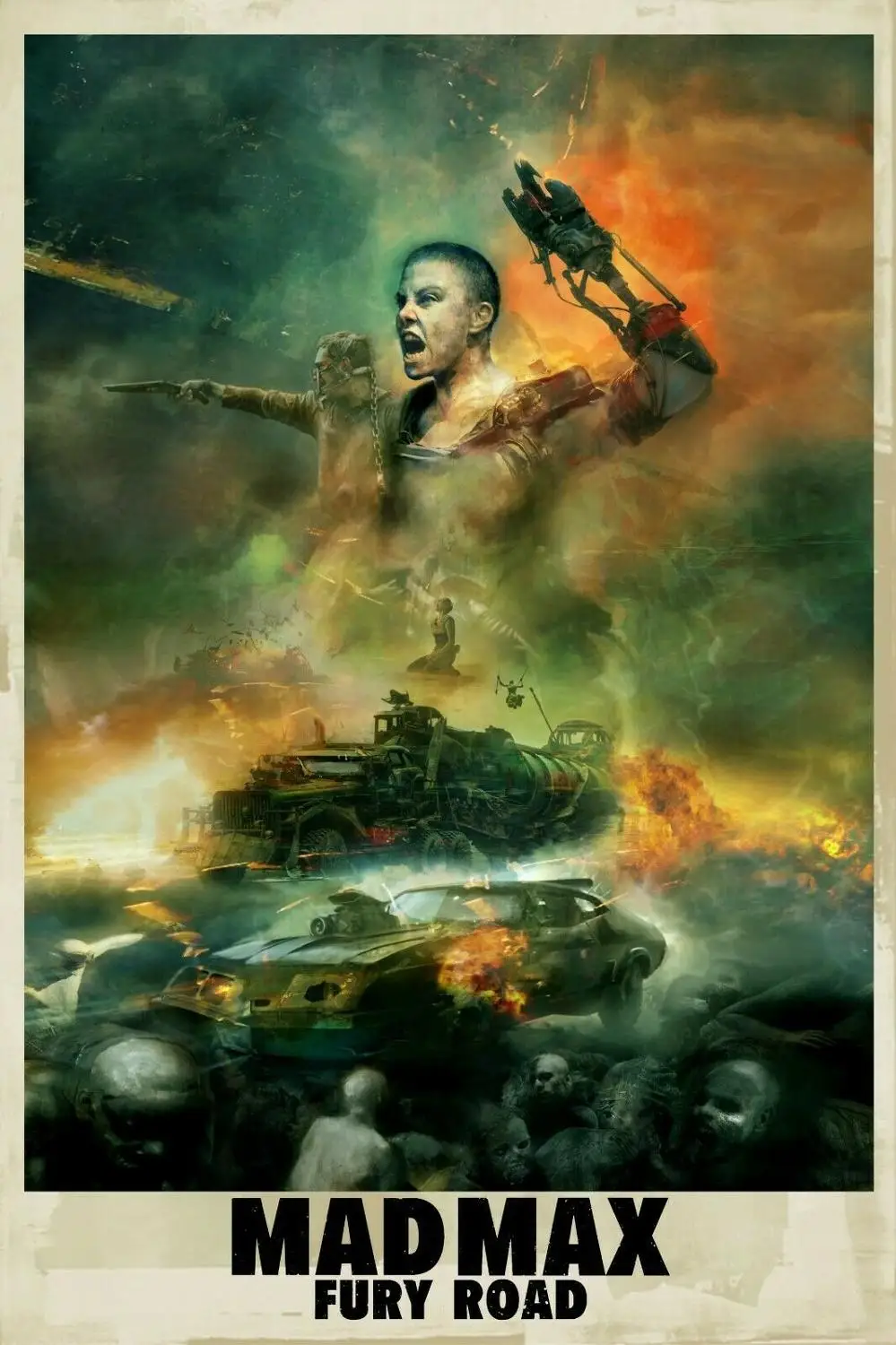 Шелковый плакат Mad Max Fury Road с художественным принтом домашний Настенный декор 24x36