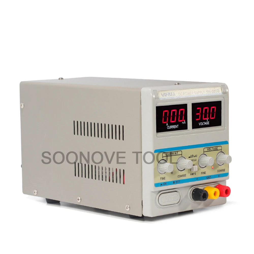 YIHUA 305D 30V5A Регулируемый DC Регулируемый источник питания для лабораторного ремонта телефона регулятор напряжения цифровой дисплей источник питания