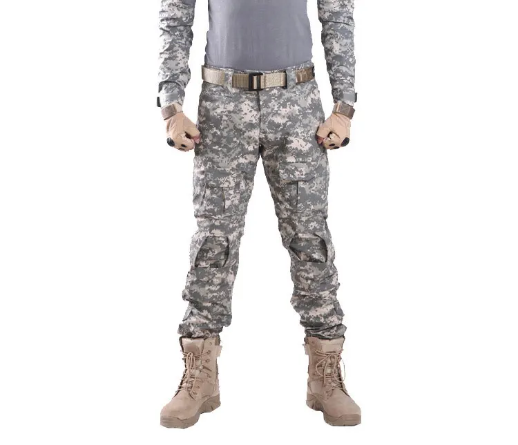 Военные тактические штаны тренировка на открытом воздухе походные альпинистские брюки водонепроницаемые ветрозащитные армейские охотничьи брюки без наколенников