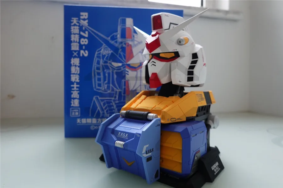 Комиксов клуб LABX E-MODEL модель Gundam 1:35 RX-78-2 воина гундама голова бюст игрушка в подарок фигурку