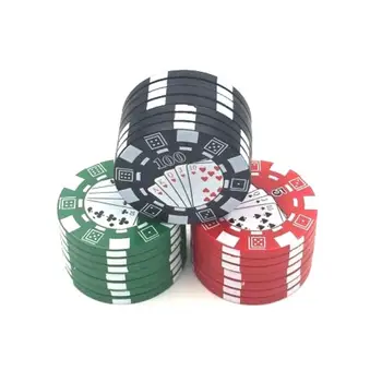 

Manual Hand smoking Accessories Easy Dry Herb Herbal Weed Plastic Chip Shape Smoking Utensil