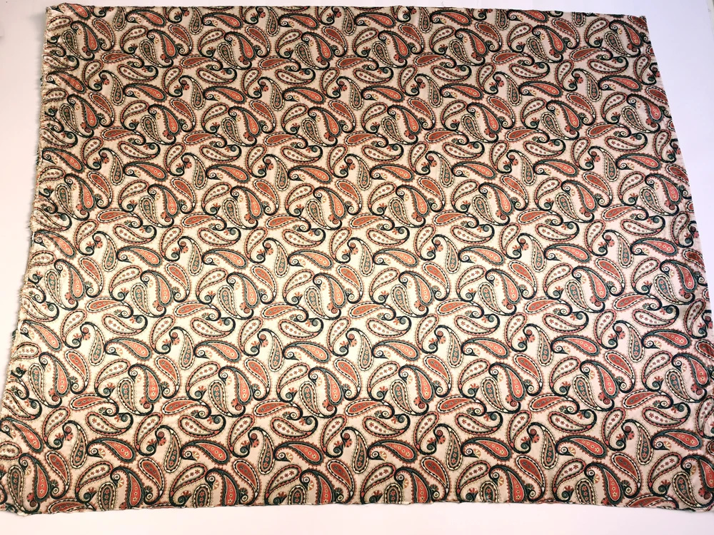 1 Meter x 1,48 Meter Retro-Paisley-Satinstoff, seidiges Charmeuse-Material für Schal, Kleid, Futter, Nähen, DIY – Detail 39