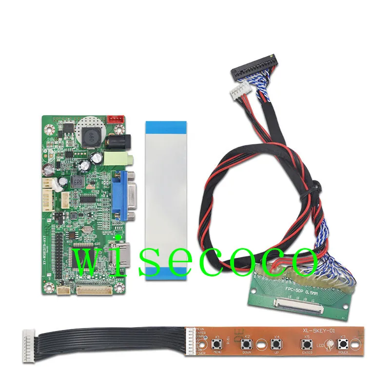 12," дюймовый 1920*720 ips HSD123KPW1-A30 lcd емкостной сенсорный VGA HDMI драйвер плата контроллера для автомобильного дисплея