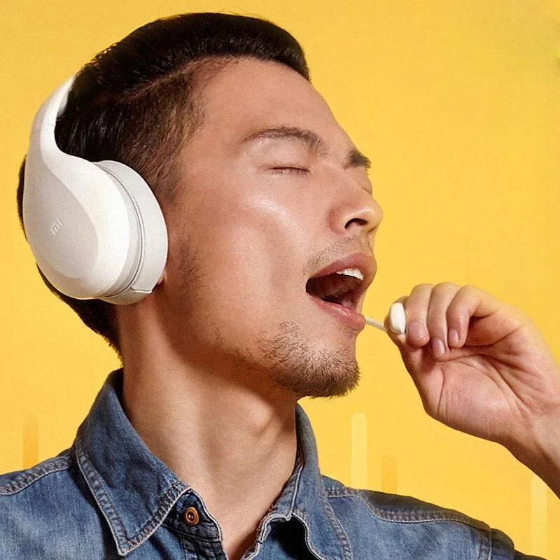 Original Xiaomi Head mounte Earphone K song Version MI Wireless and Wired Headset With Ear Return Headphones Microphone earphone