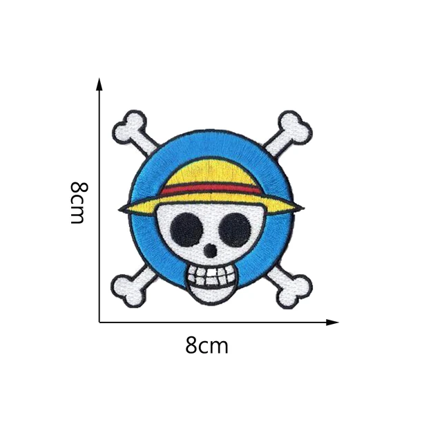 One Piece Embroidery Patch, One Piece Skull Patches