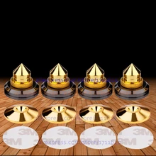 4 пары портативных громкоговорителей шипы громкоговорители стенд запасные части DIY Универсальный fever аудио громкоговорители ударные гвозди