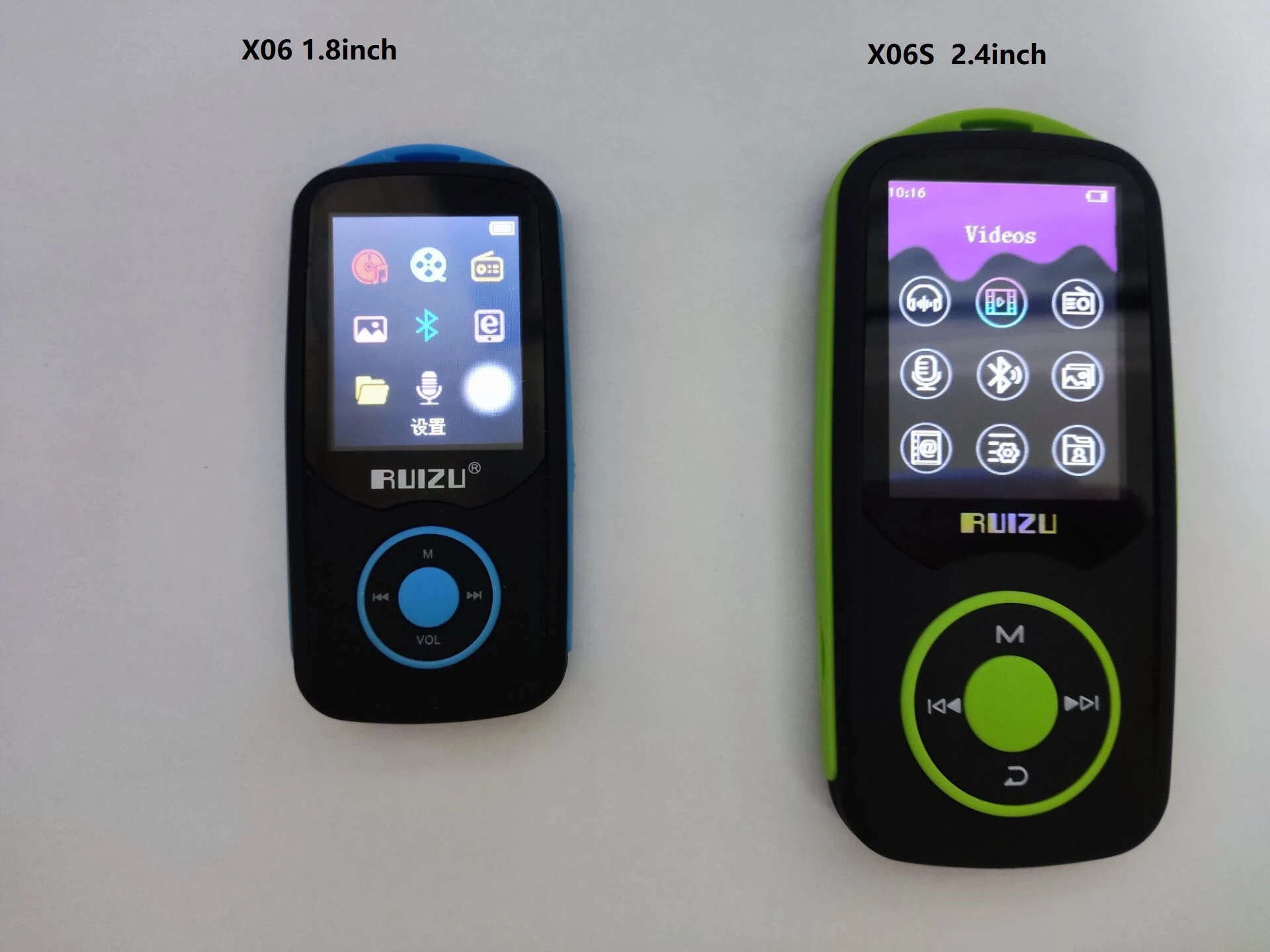 Original RUIZU X06/X06s Bluetooth Mini Sports MP3 Music Player 4GB/8GB 1.8" TFT LCD Screen Lossless Voice Recorder High Quality mp3 player online