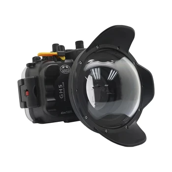 

Seafrogs for Panasonnic GH5 40m 130ft Waterproof Underwater Housing Camera Diving Case Cover Box Bag with Dome Port