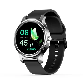 

SMA-R2 Smart Watch Round Touch Screen Silicone Band IP67 Waterproof Fitness Monitoring Couple Men Women Sports Smartwatch