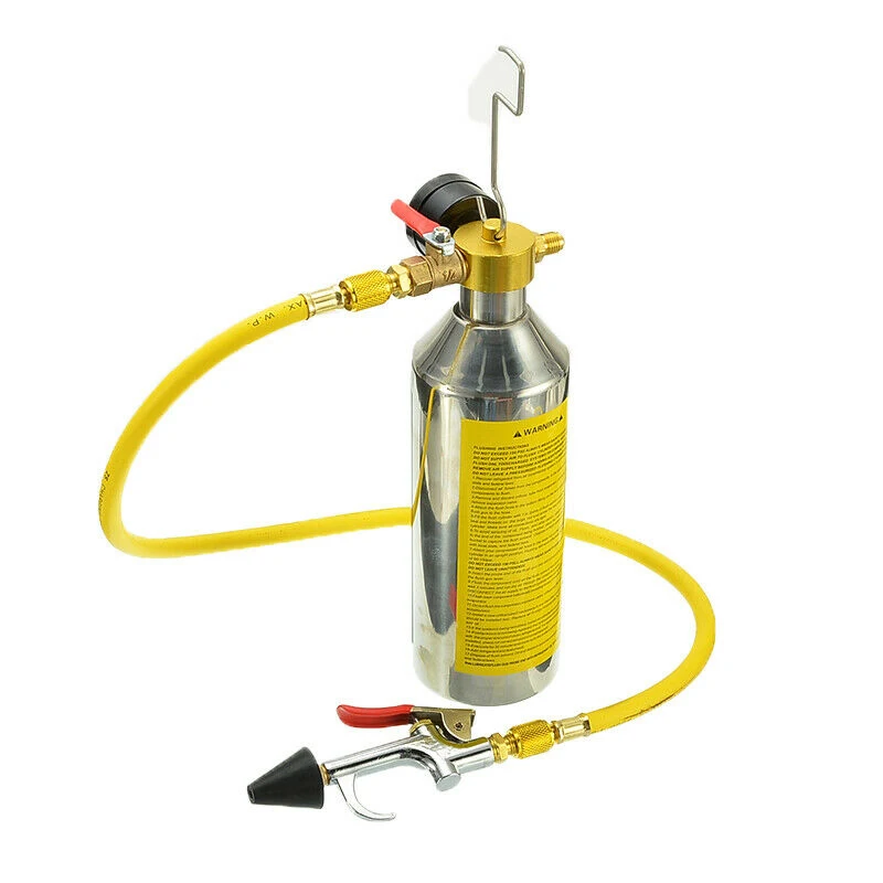 

Durable Air Conditioning Pipe Cleaning Bottle Stainless Steel A/C Flush Kit Industrial Accessories