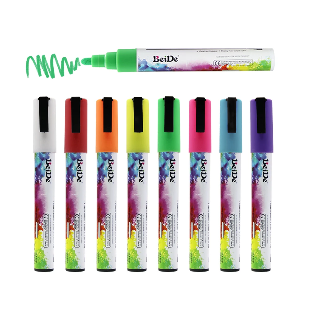 Amazon горячие стираемые Жидкий Мел маркер для доски|Фломастеры| |