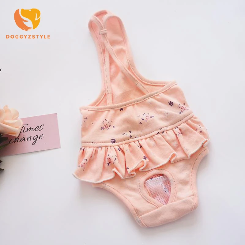 

Pet Physiological Pants Diaper Sanitary Female Dog Shorts Panties Strap Dresses Menstruation Underwear Briefs for Cat Kitten Dog