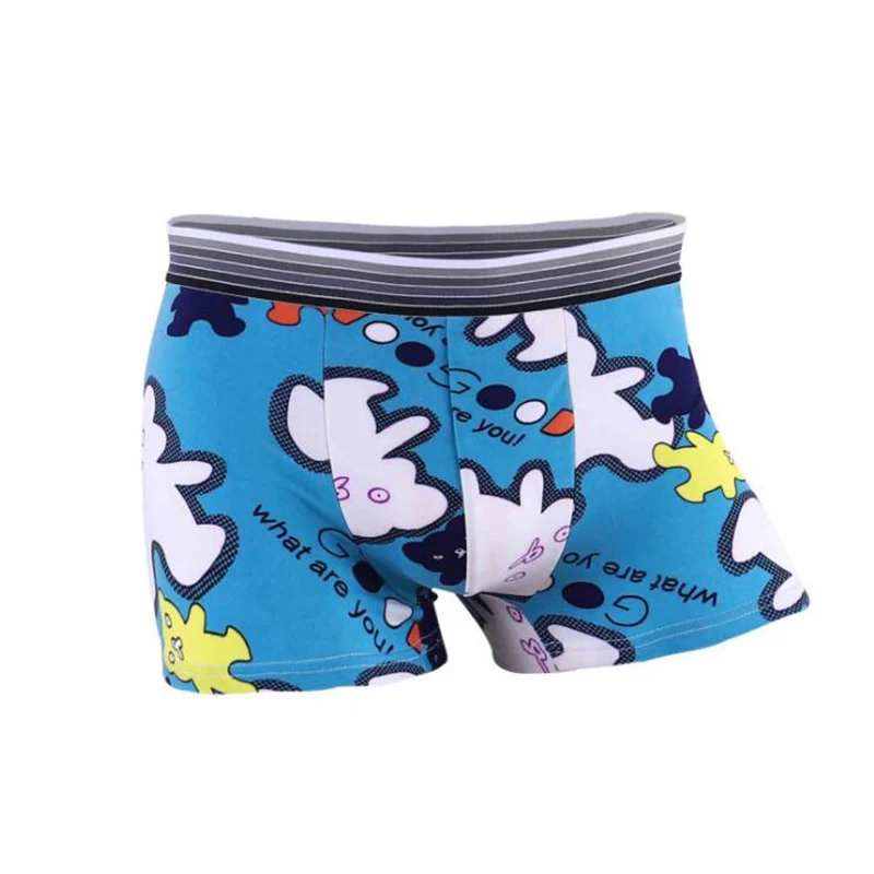 sexy mickey momen sissy gay calvin clain Boxe jockstrap bikini men underwear men brief mens Sexy Breathable Cartoon Boy Panties - Цвет: WGNY83-Xiaoxiong