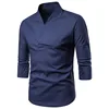 Blusa tradicional china de manga 3/4, ropa para hombre, Top Oriental con cuello en V, camisa de lino para hombre, Kimono, camisa, atuendo, ropa XXXXL ► Foto 3/6