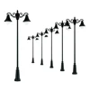 HO N Scale Model Railway Train Lamp Street 12V Led Lights Miniature For Garden Scenery Lanterns Retro landscape 5