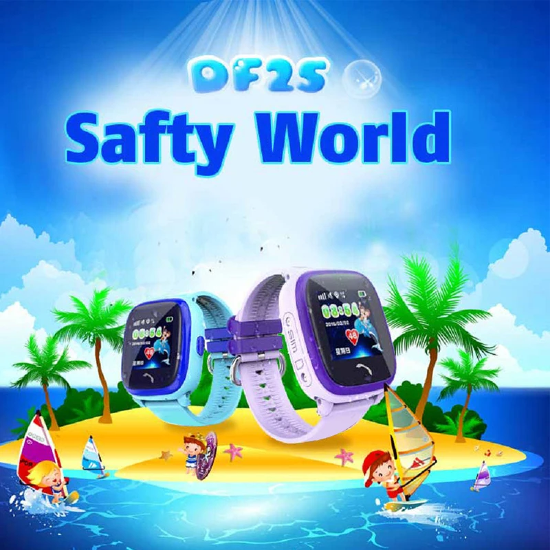 Детские Смарт часы Greentiger DF25 GPS влагозащита IP67 защита от потери SOS звонки
