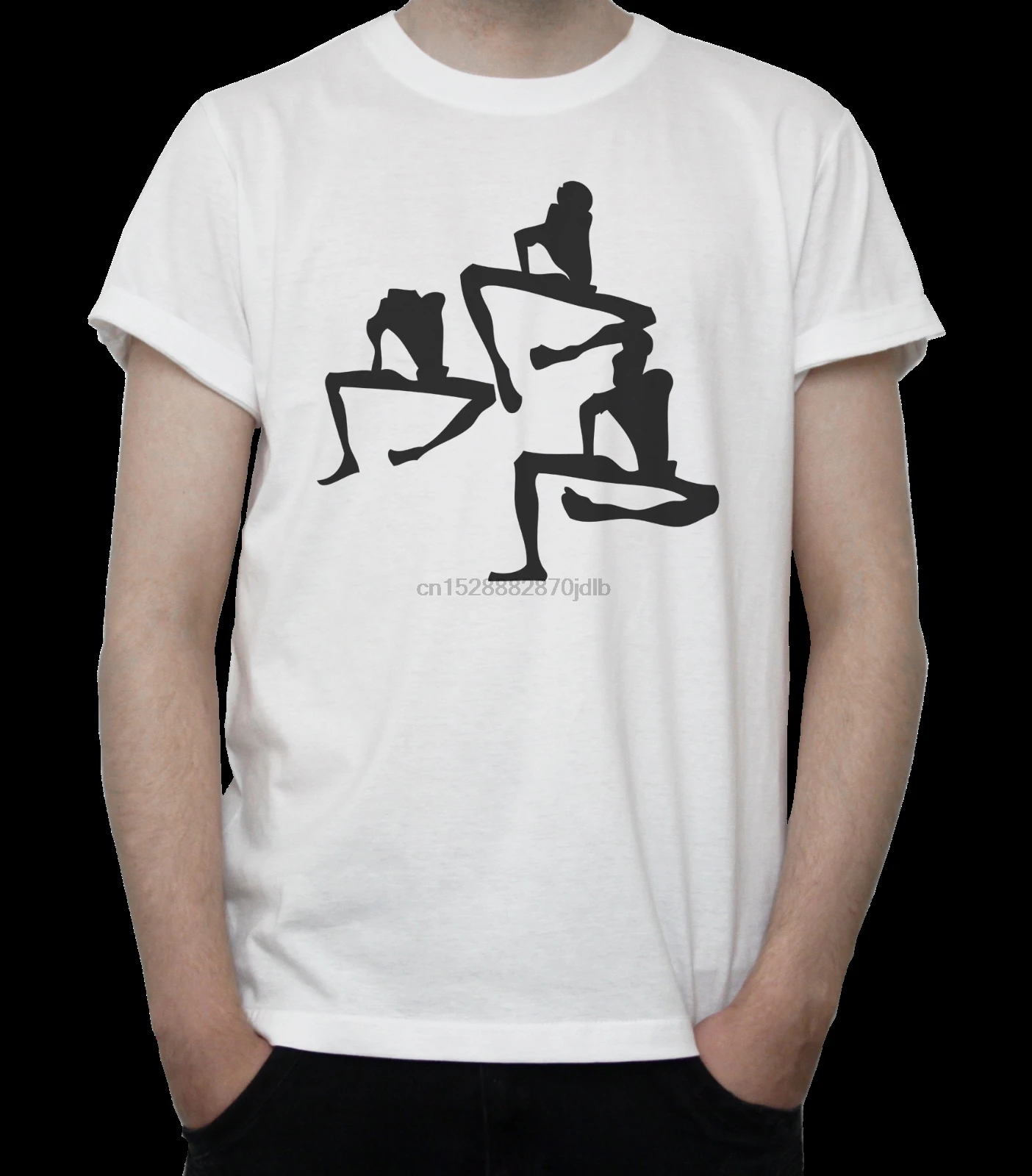 EGON SCHIELE PAINTING T-SHIRT Free Male Nudes COMPOSITION Hipster ART Grey WHITE Cool Casual pride t shirt men Unisex | Мужская одежда
