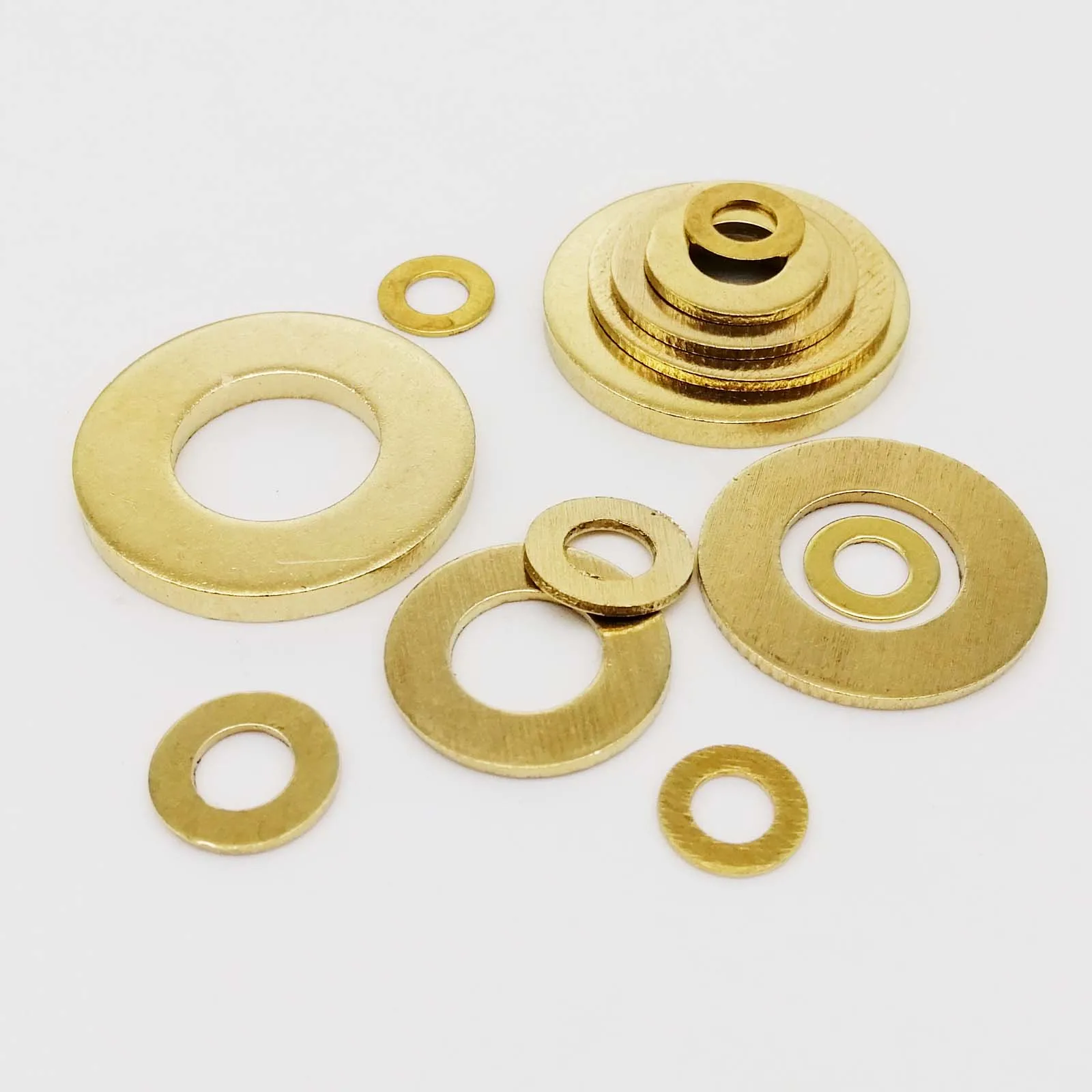20/100 шт. GB97 DIN125 твердая латунная плоская медная шайба прокладка Meson для M2 M2.5 M3 M4 M5 M6