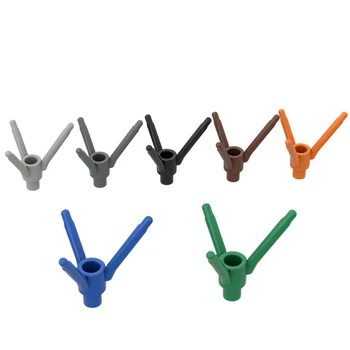 

BuildMOC 24855 Plant special stem 3 insertion positions ldd24855 For Building Blocks Parts DIY Const