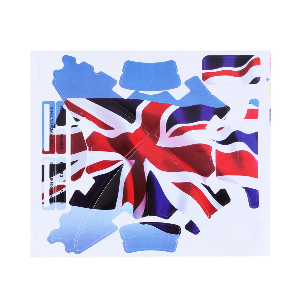 

UK Flag Decal Skin Wrap Sticker For DJI Phantom 3 Body Shell+Controller