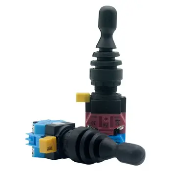 

22mm Joystick Switch Momentary 4 position 4NO self Latching Spring Return Wobble Stick Monolever Rocker Cross Switch HKL-FW